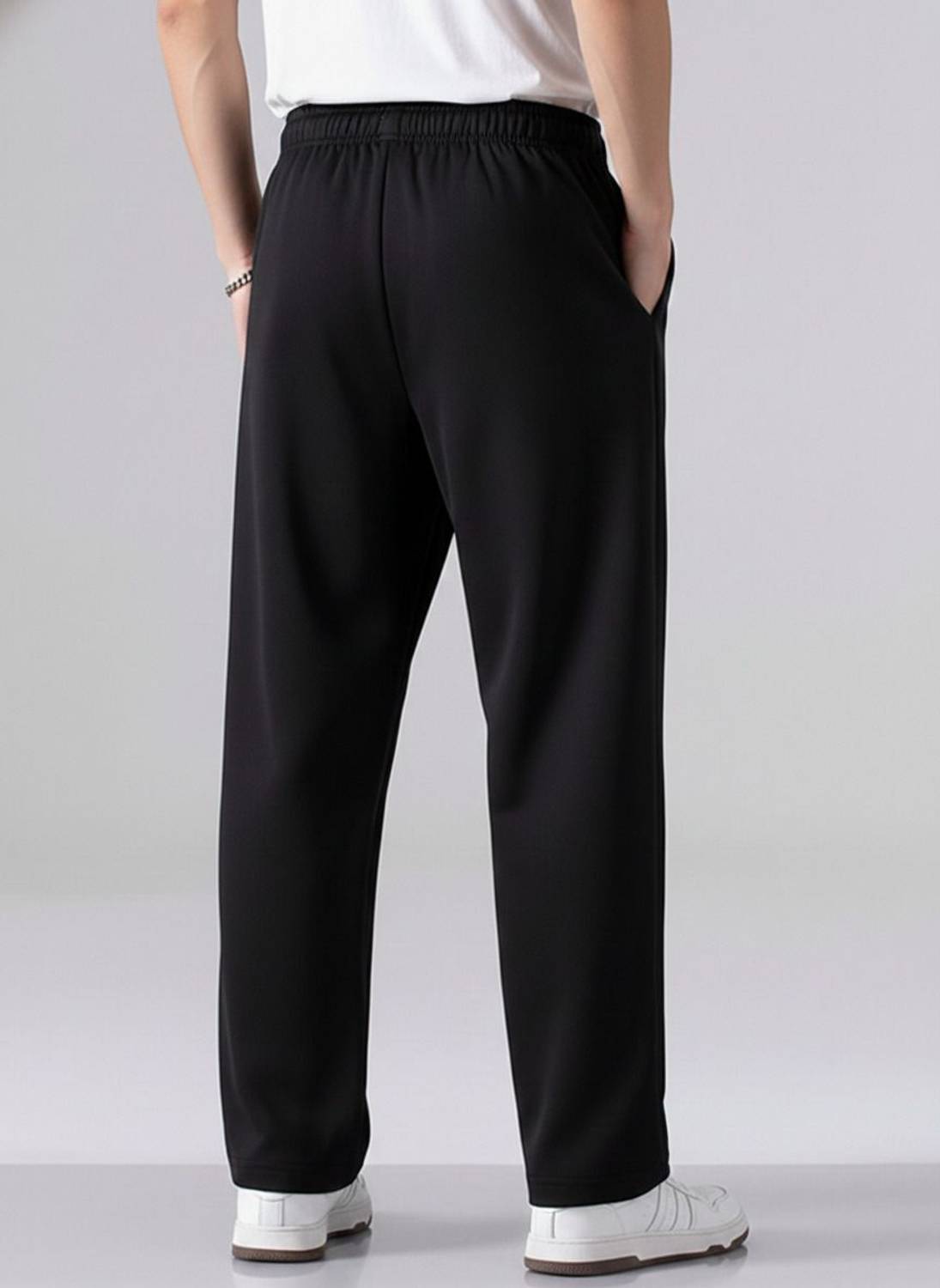 DL Fashion Black Men Track Pants - Image 2