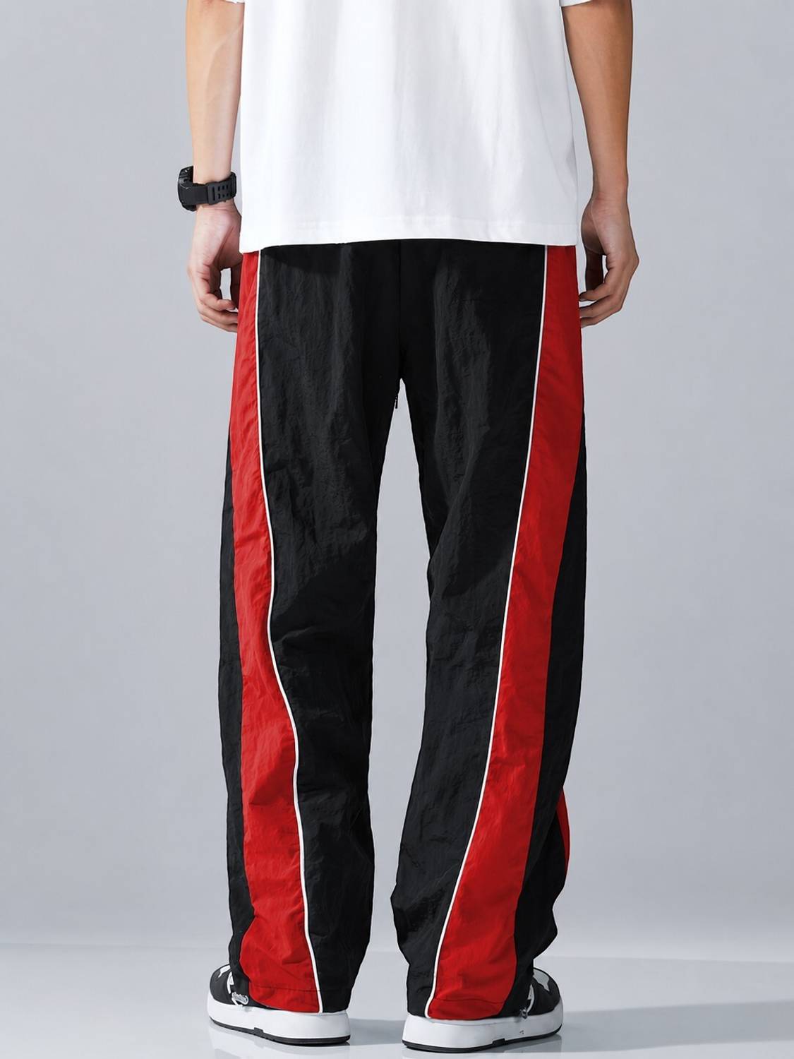 loomzy Striped Red Track Pants - Image 4