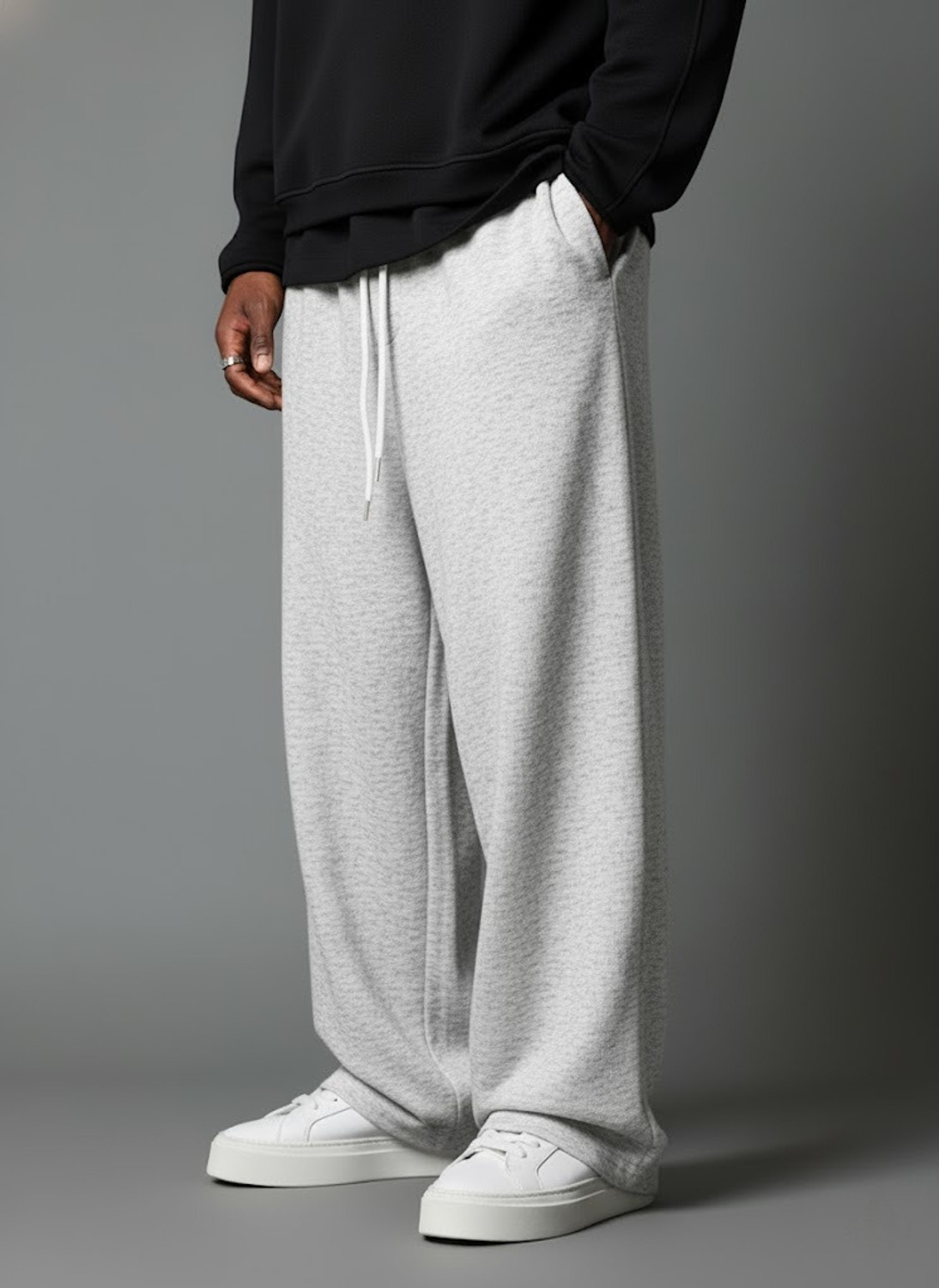 Image of Dockstreet Loose Fit Men Multicolor Trousers