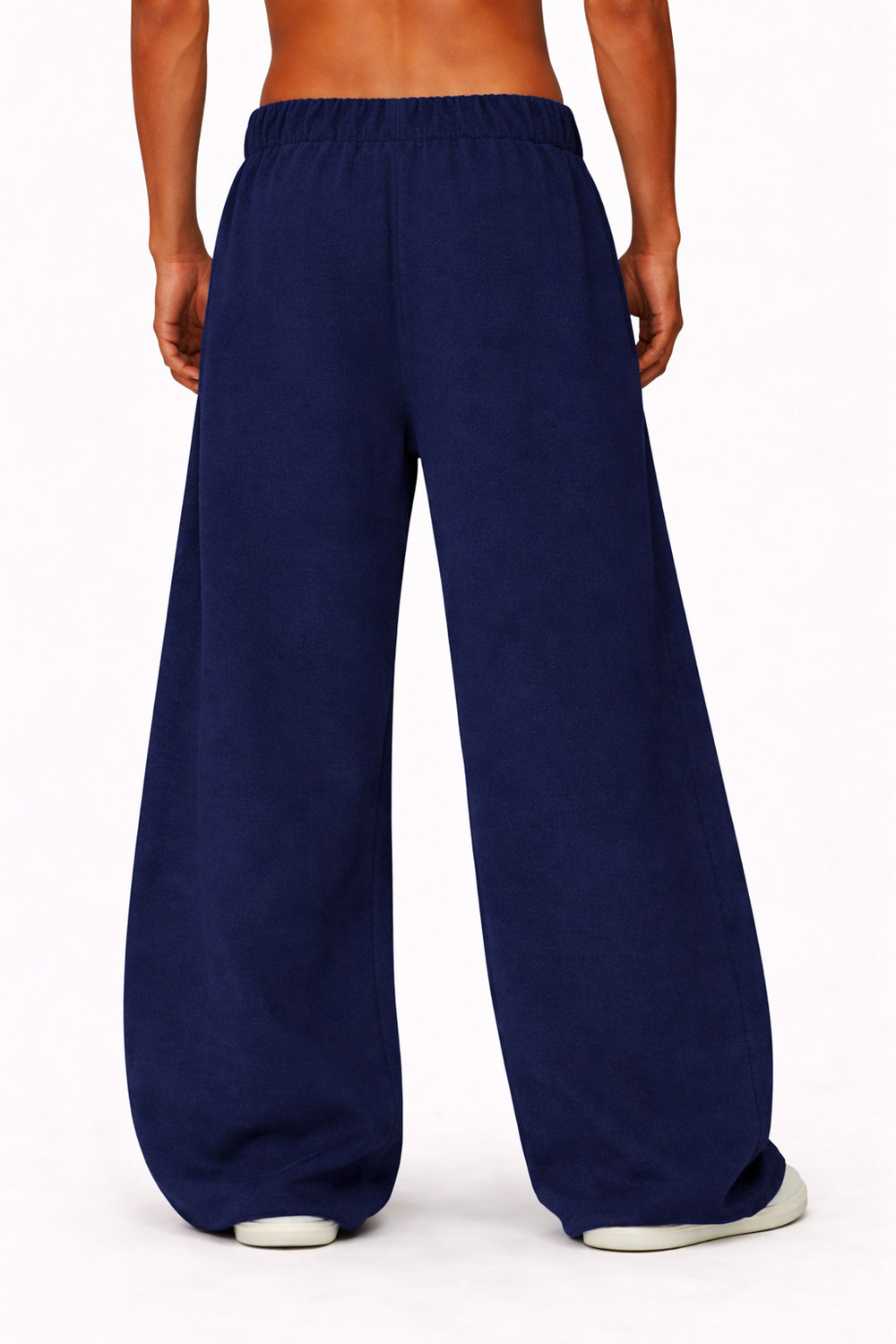 Image of JUGULAR Solid Men Dark Blue Track Pants