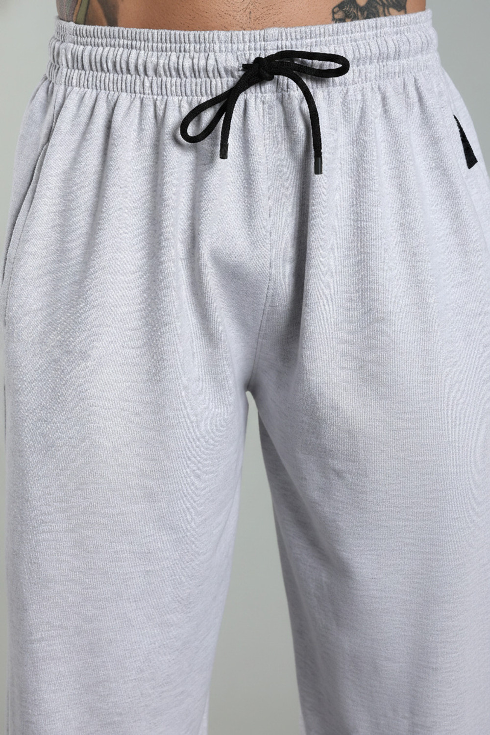 Image of POSU TRENDZ Men Solid Grey Track Pants