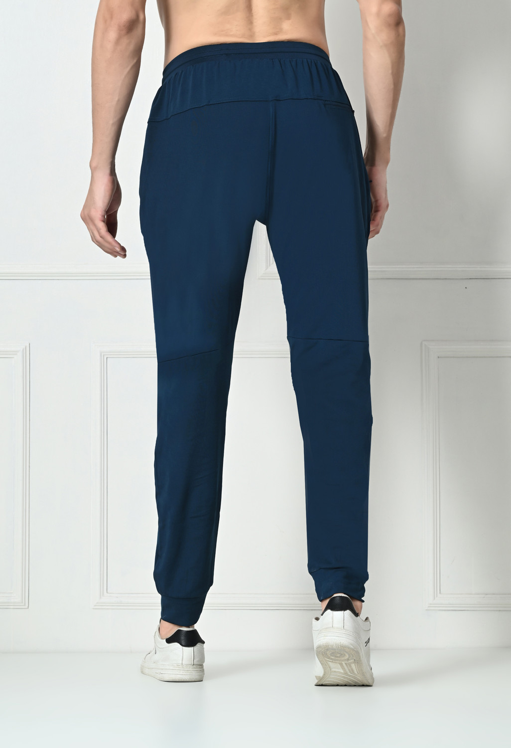 Image of BILDOS Solid Men Dark Green Track Pants
