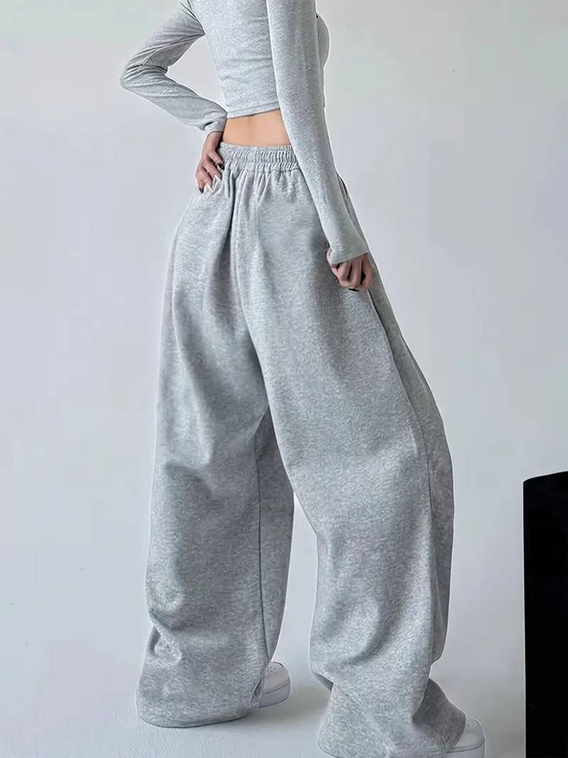 SIXTEENLINES Women Grey Track Pants - Image 2