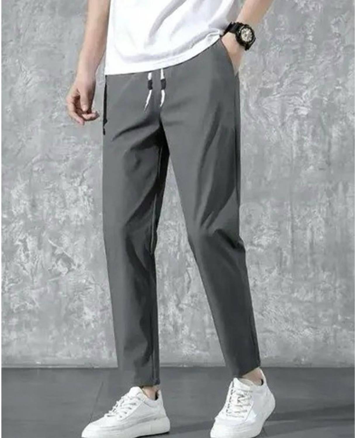 Dresvia Men Grey Track Pants Pack of 2 - Image 4