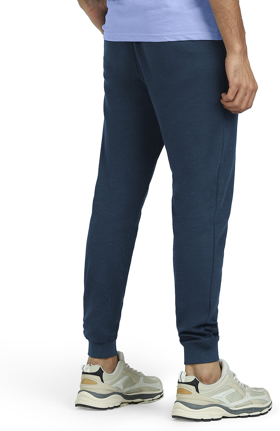 Image of XYXX Solid Men Dark Blue Track Pants