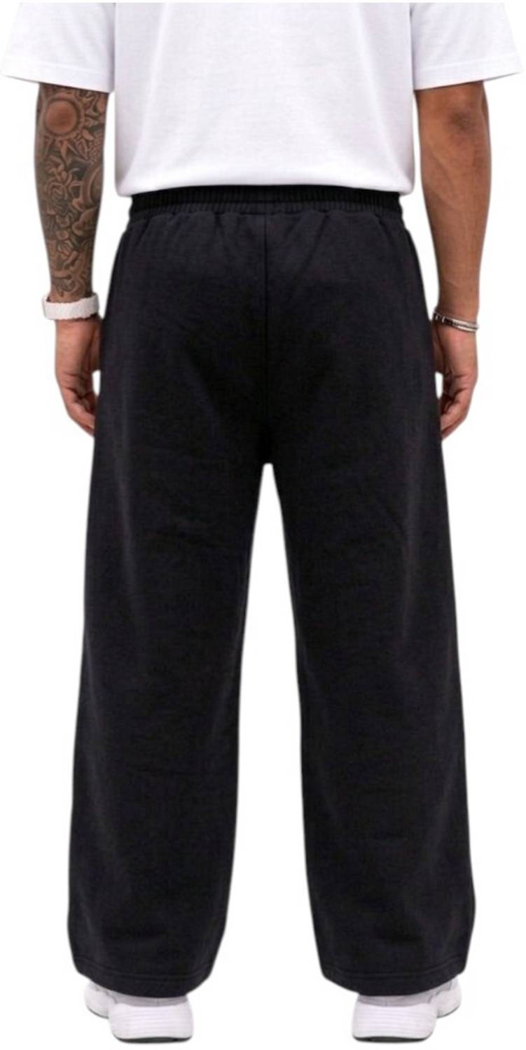 ENZIKO Black Graphic Print Men Track Pants - Image 3