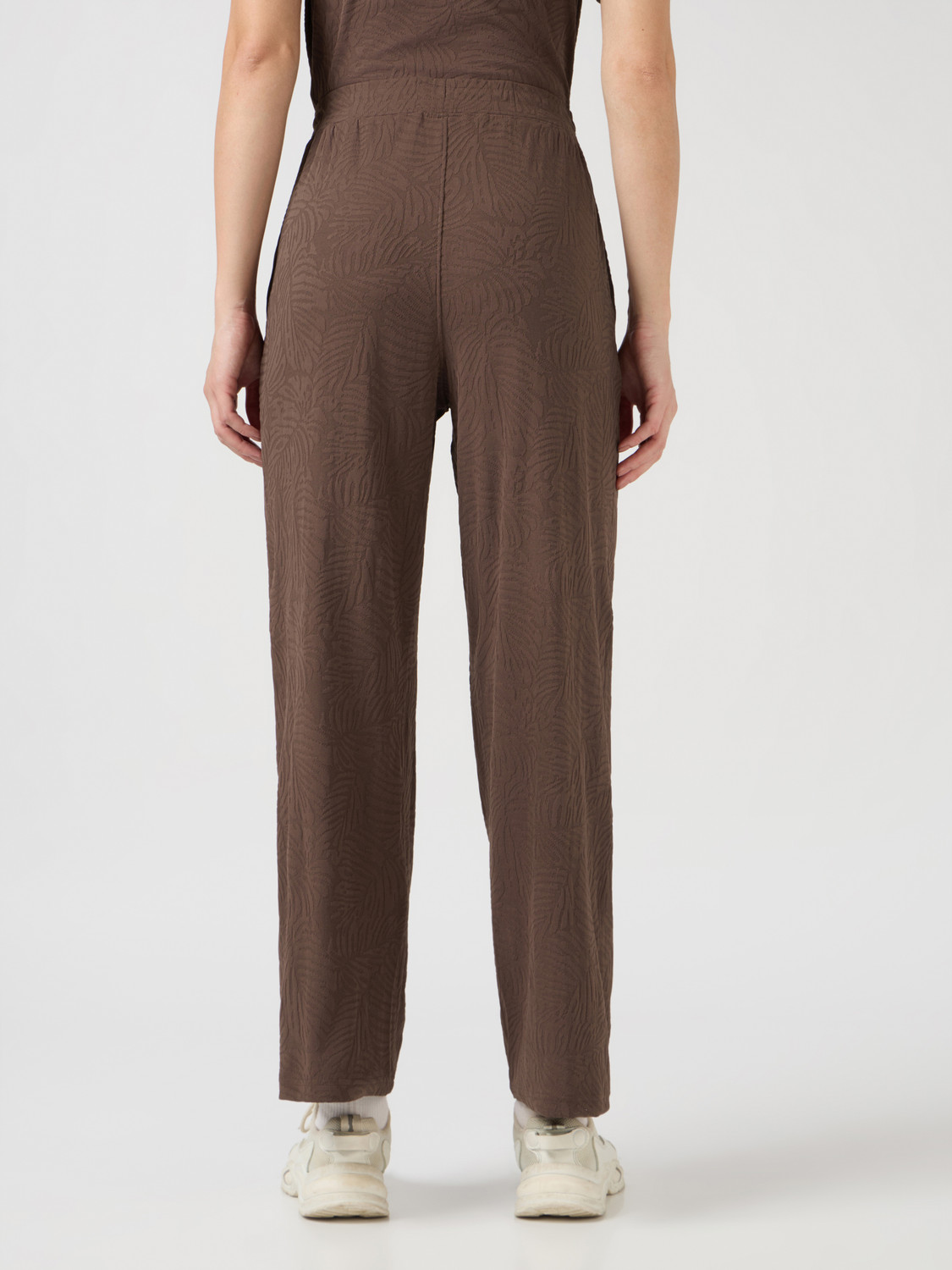 Image of TECHNOSPORT Solid Women Brown Track Pants