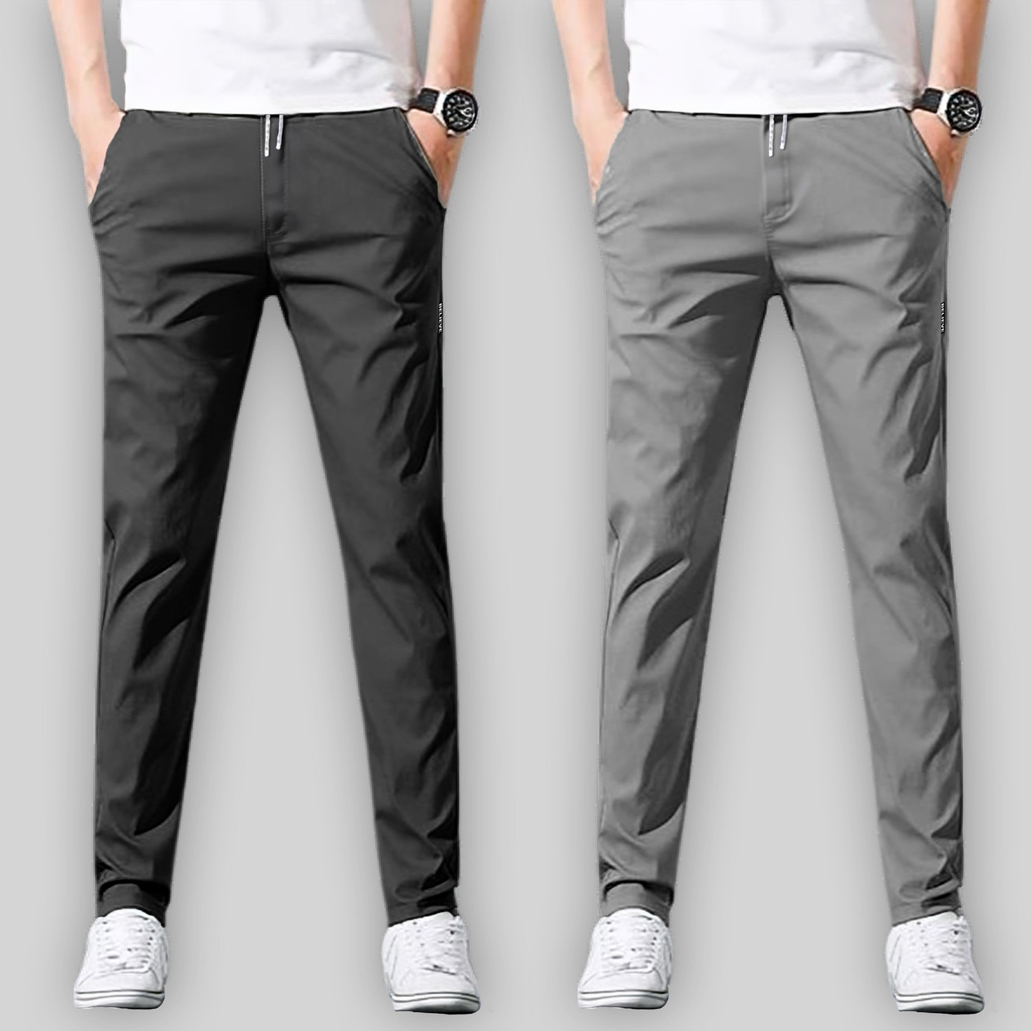 Image of Joggers Park Printed Men Multicolor Track Pants