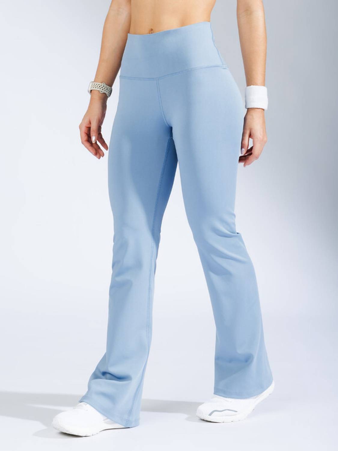 BASICPLZ Solid Women Blue Track Pants
