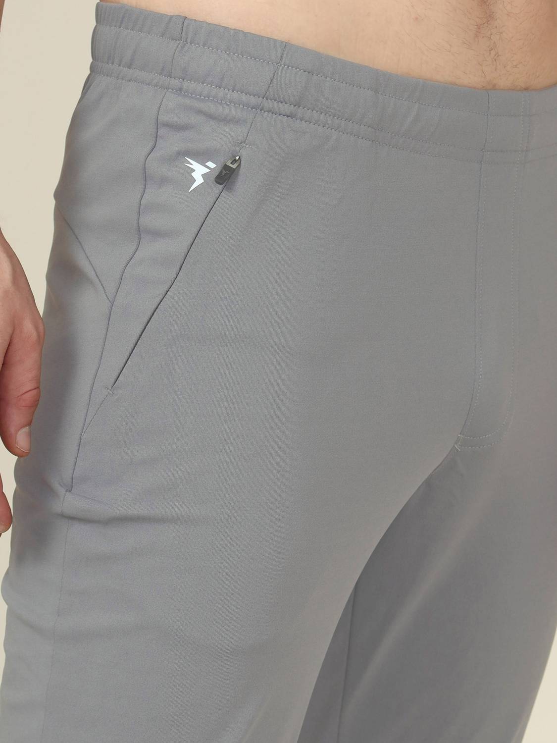 TECHNOSPORT Men Grey Track Pants - Image 4