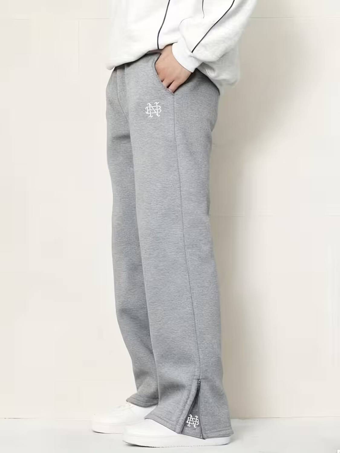 METRONAUT Men Grey Track Pants - Image 3