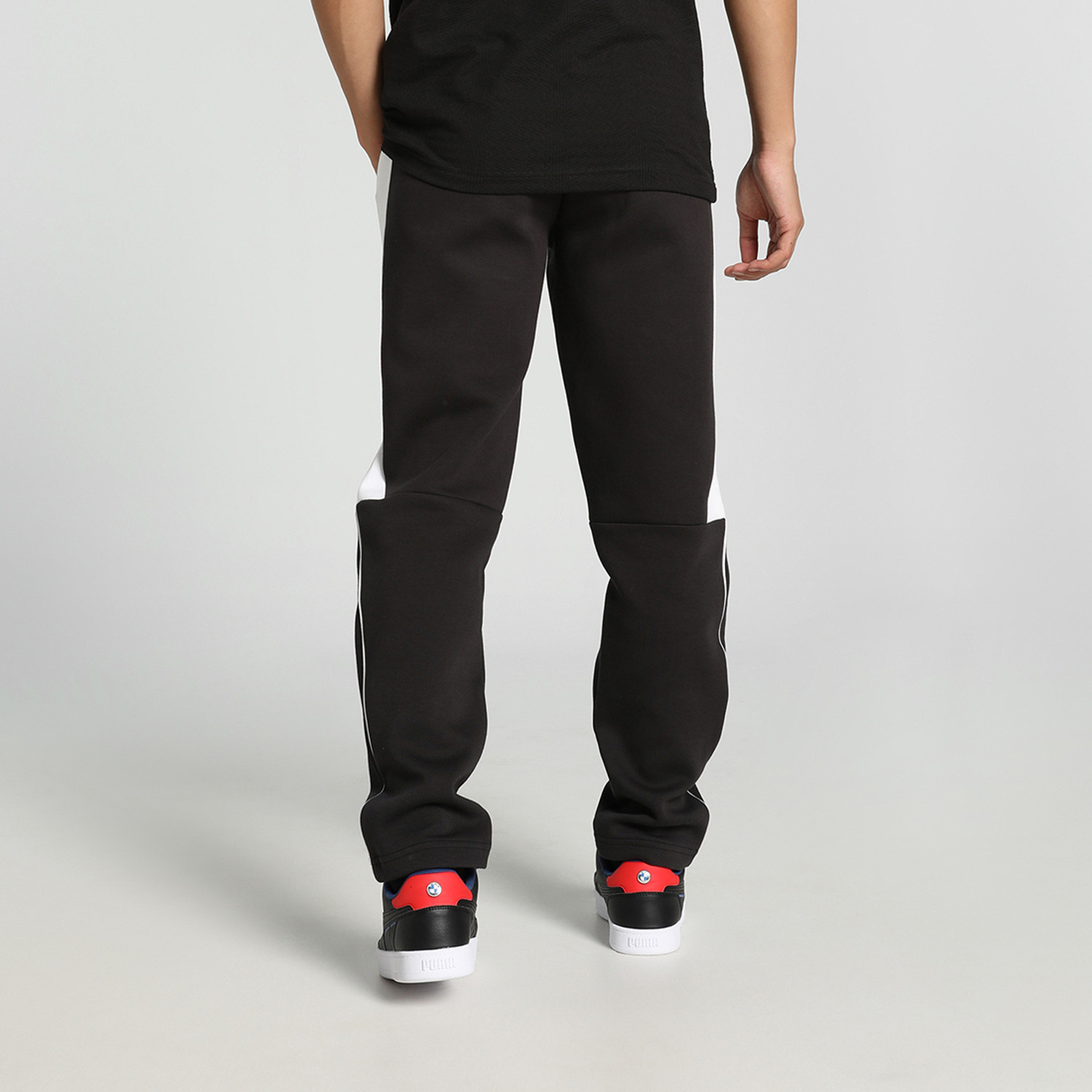 Image of PUMA Solid Men Black Track Pants