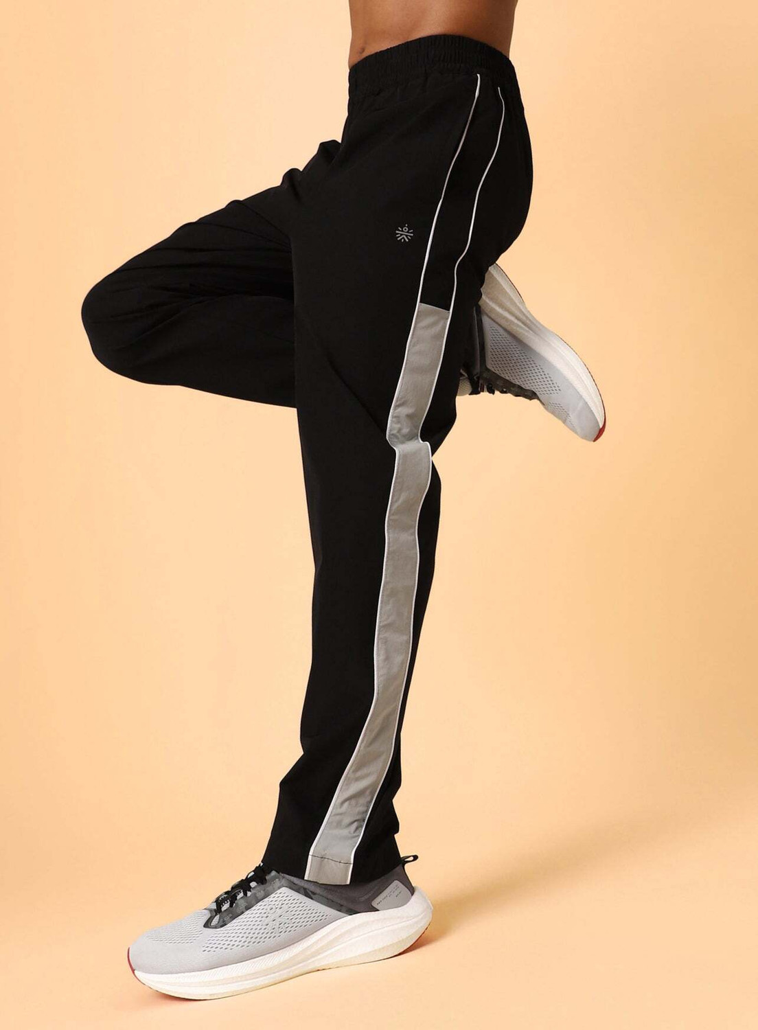 Image of Cult Striped Men Black Track Pants