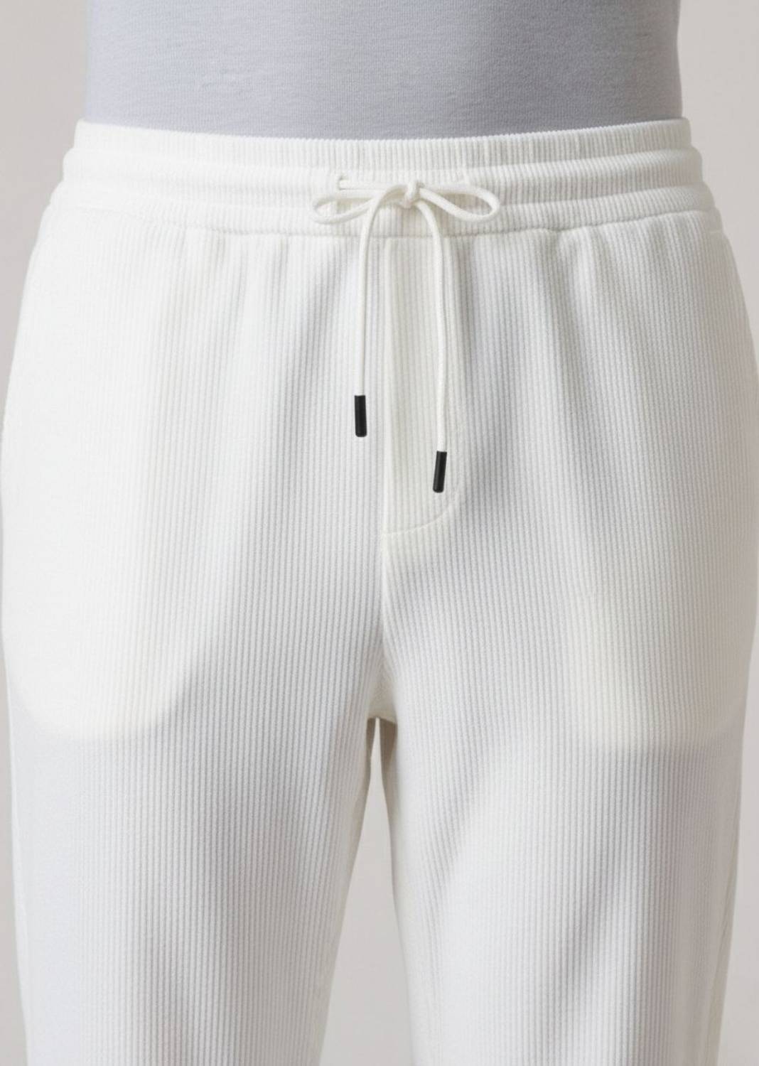 INDICLUB Men White Trousers Regular Fit - Image 5