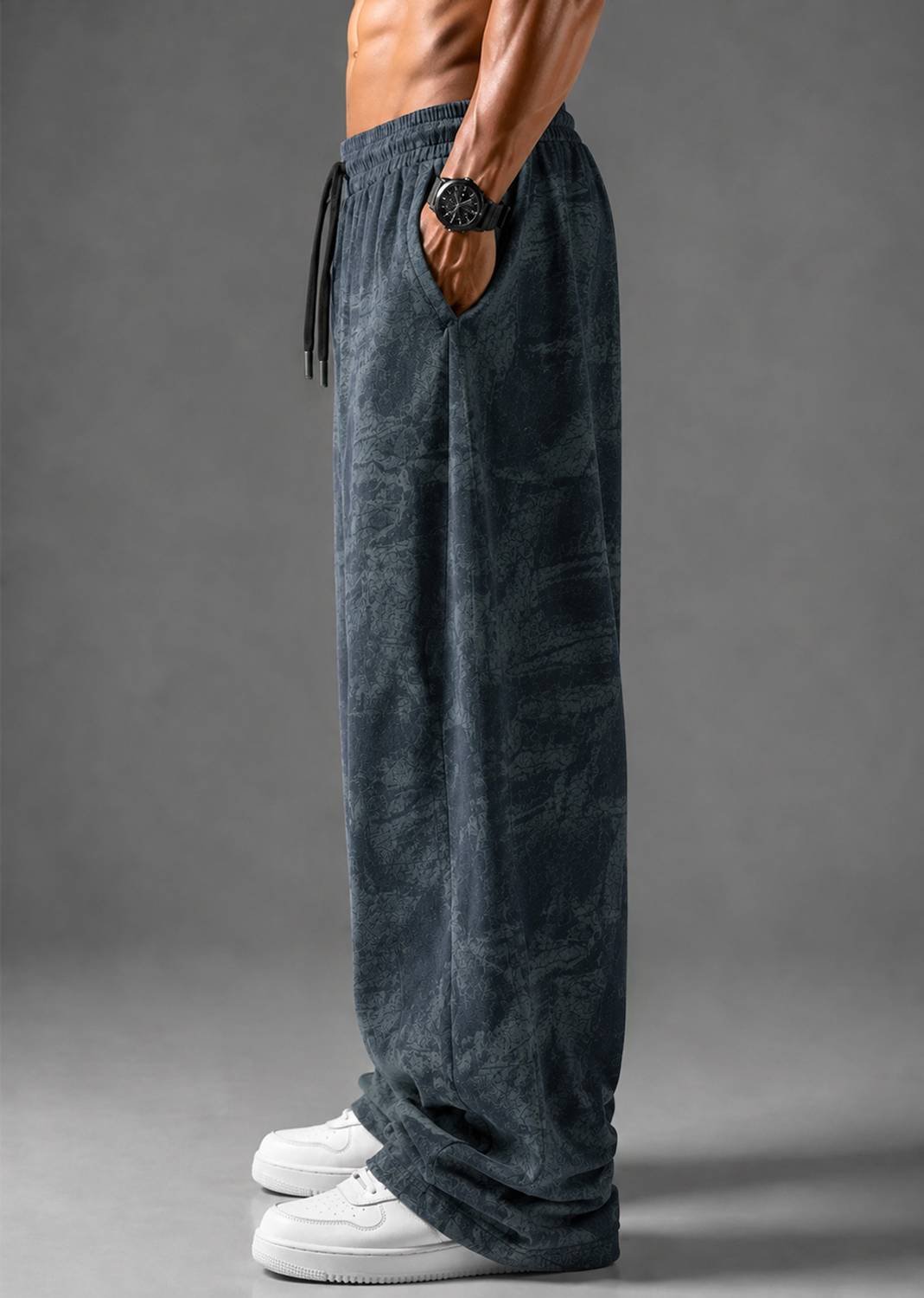 RPIRT Men Dark Blue Track Pants - Image 2
