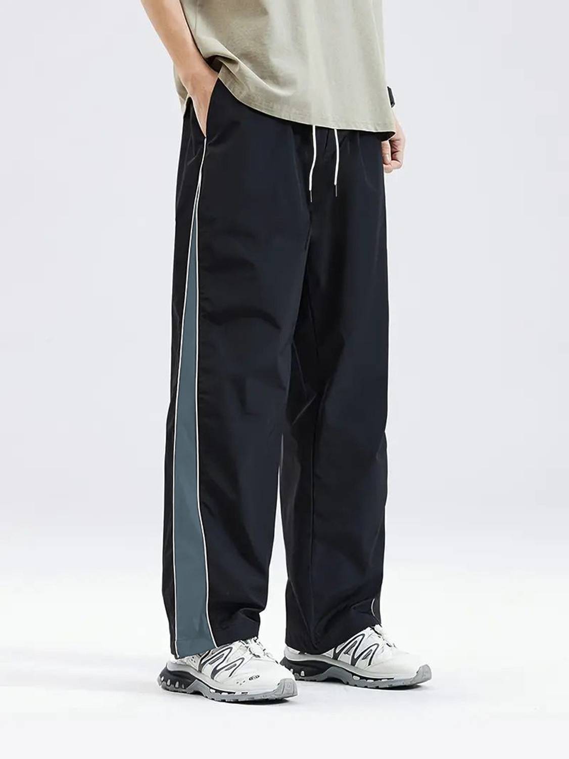 DL Fashion Men Black Track Pants - Image 3