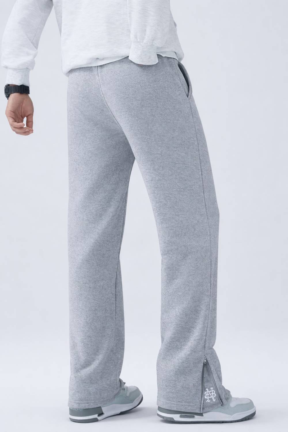 METRONAUT Men Grey Track Pants - Image 2