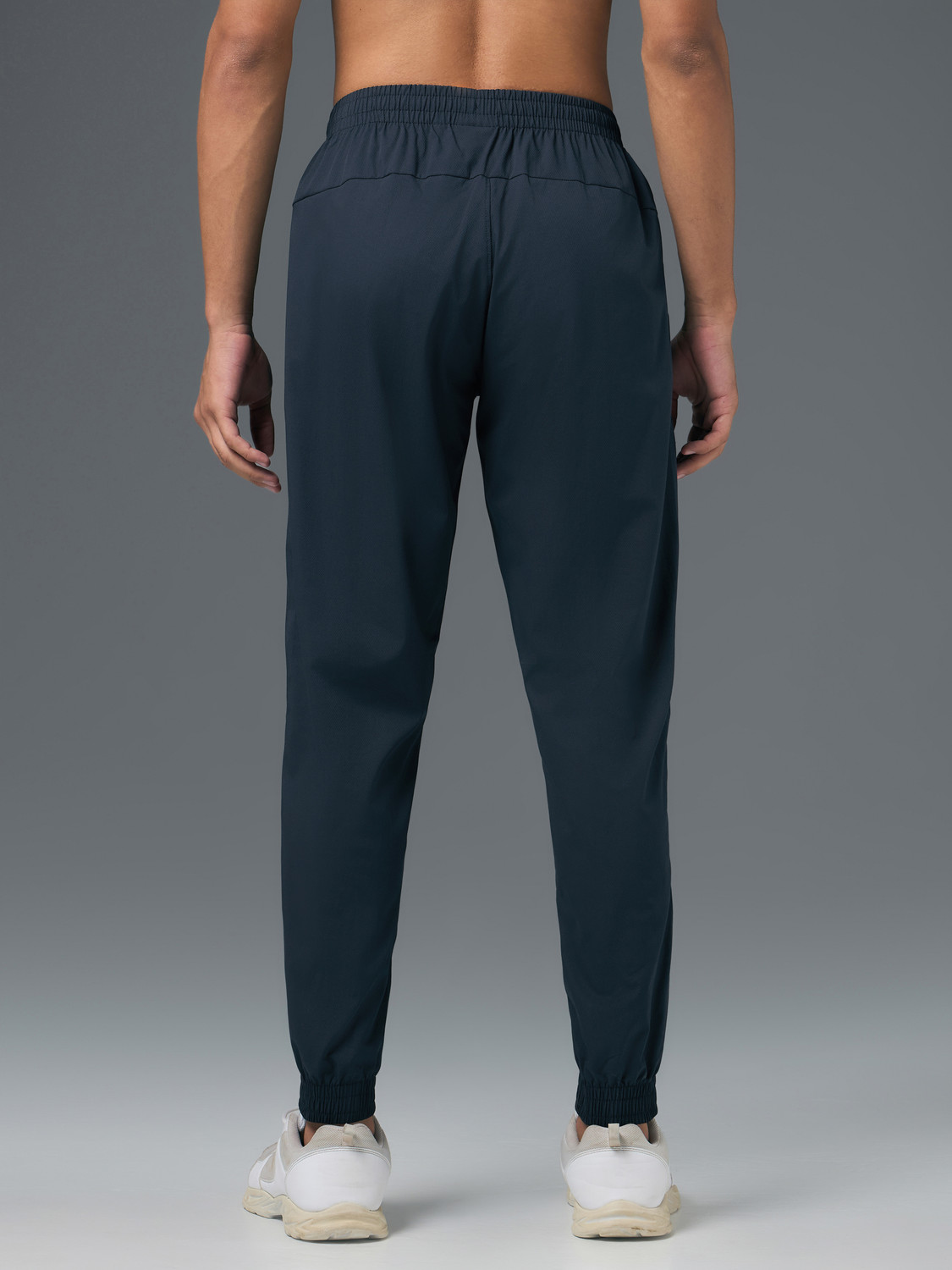 Image of TECHNOSPORT Solid Men Blue Track Pants
