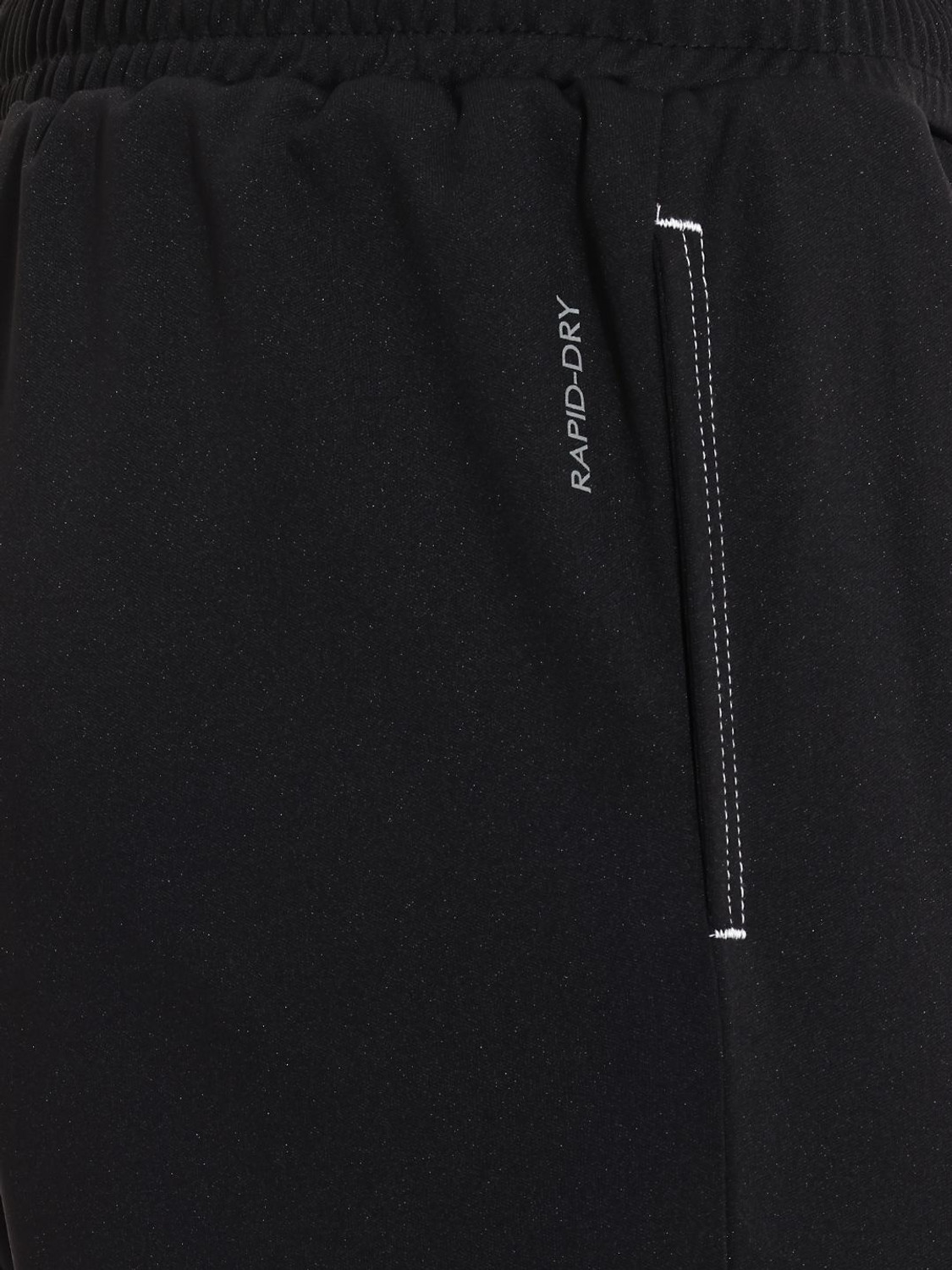 Image of HRX by Hrithik Roshan Self Design Women Black Track Pants