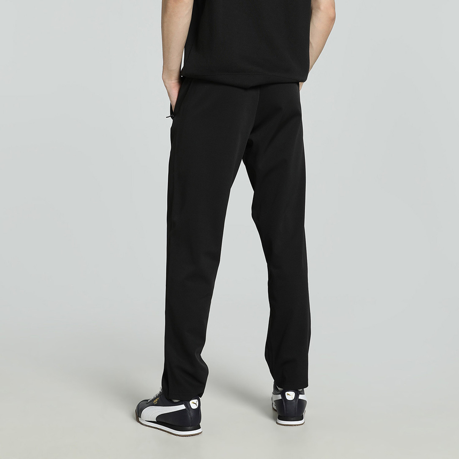 Image of PUMA Printed Men Black Track Pants
