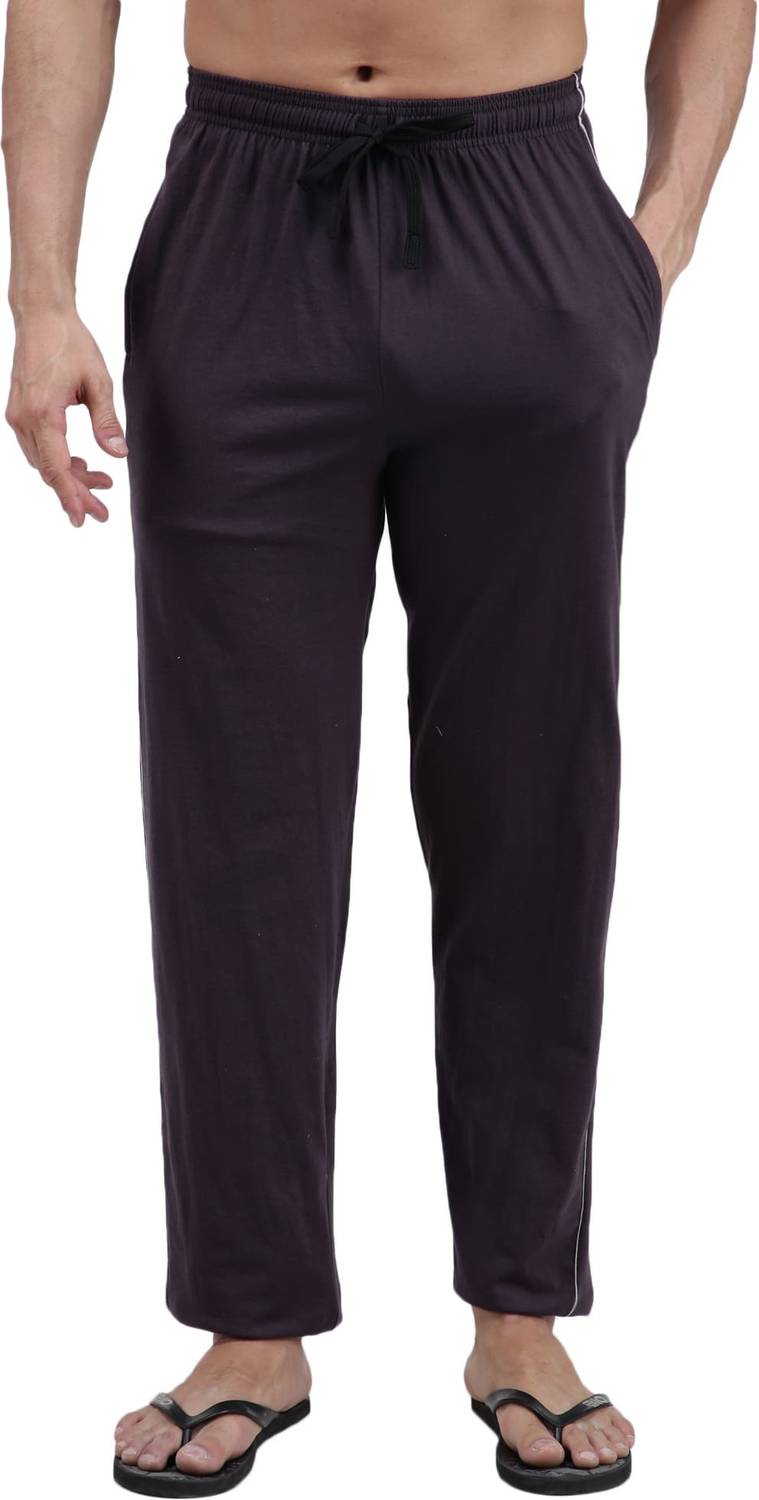 AMUL COMFY Solid Men Blue Track Pants