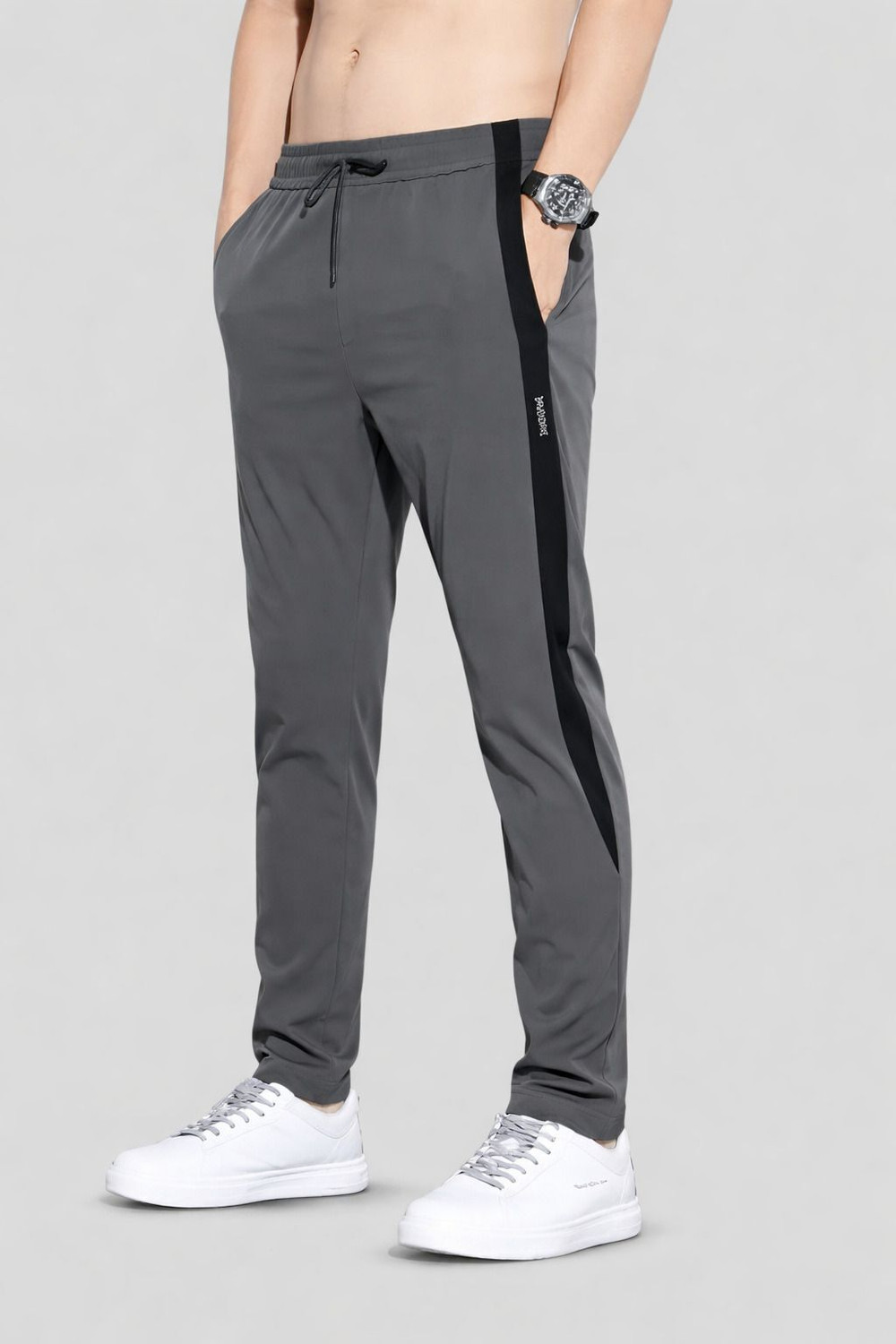 Image of Joggers Park Colorblock Men Multicolor Track Pants