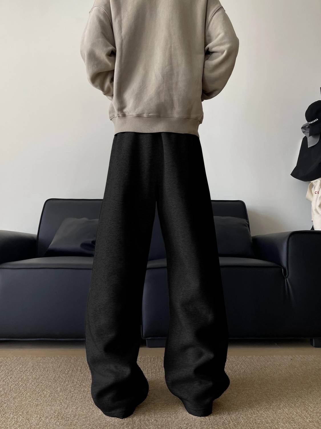 PROGENY Solid Men Black Track Pants - Image 4
