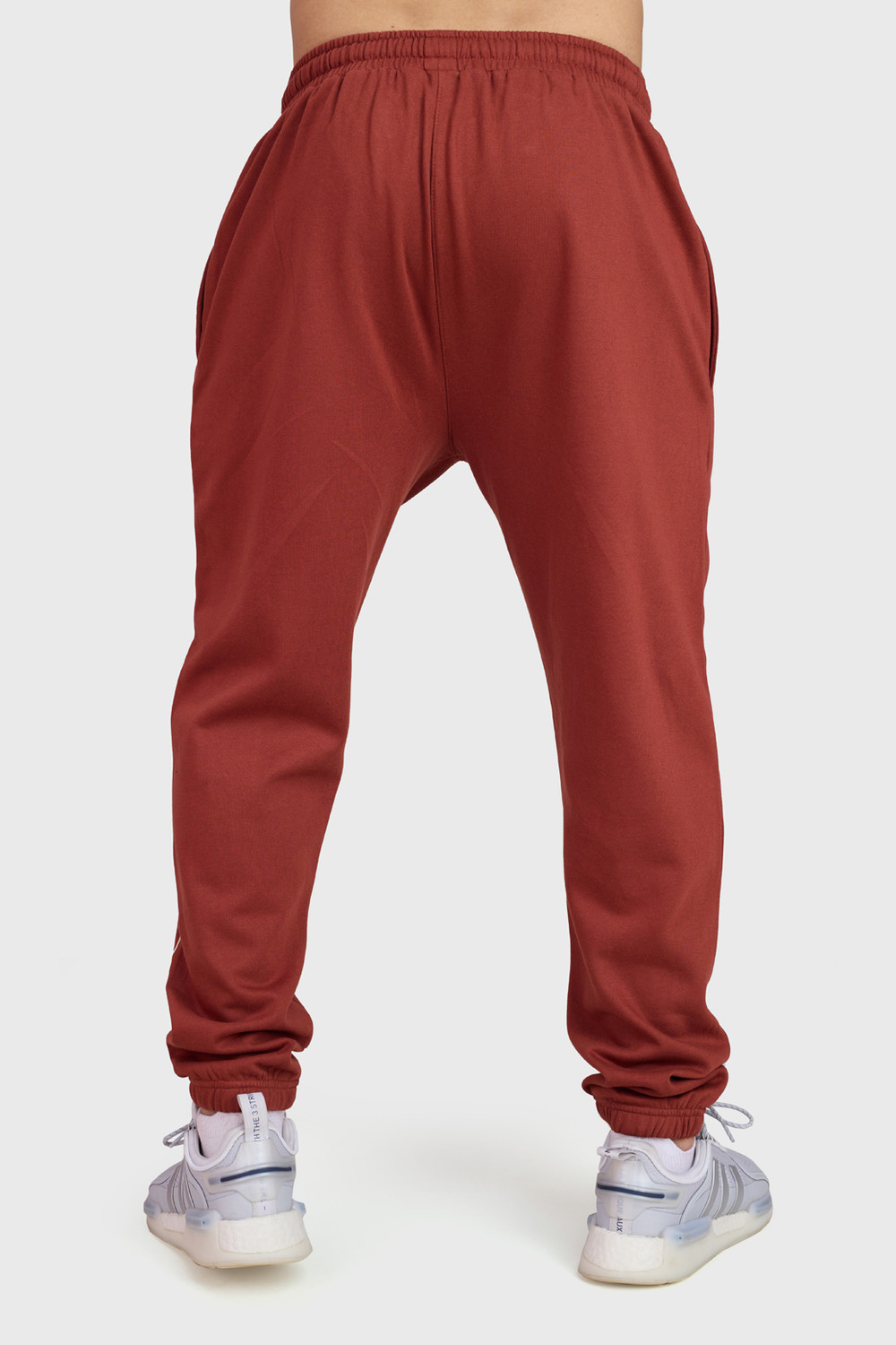 Image of FuaarK Solid Men Red Track Pants
