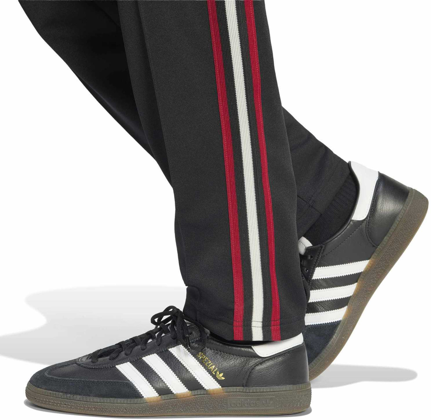 Image of ADIDAS Striped Men Black Track Pants