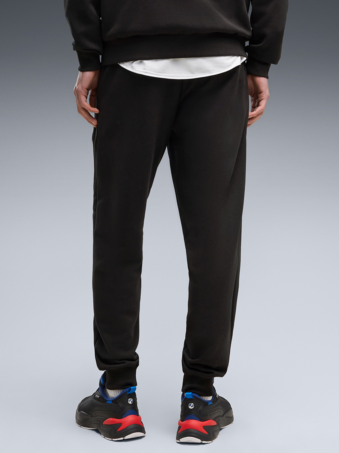 Image of PUMA Striped Men Black Track Pants