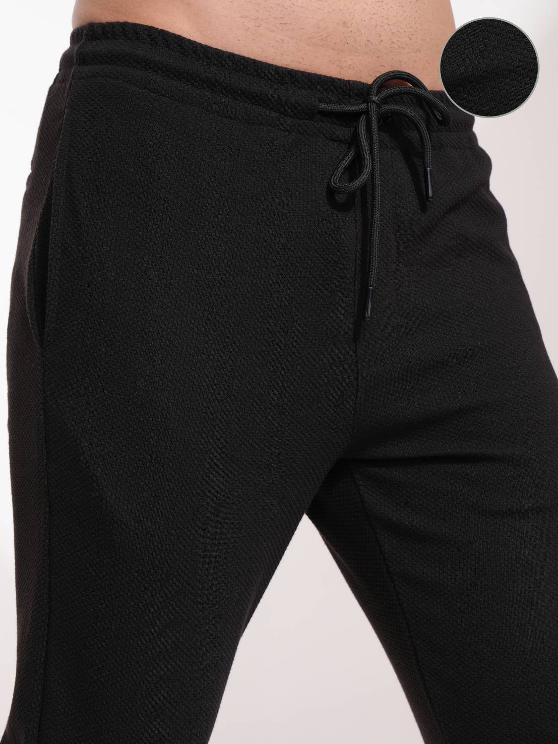 HIGHLANDER Popcorn Black Men Track Pants - Image 5