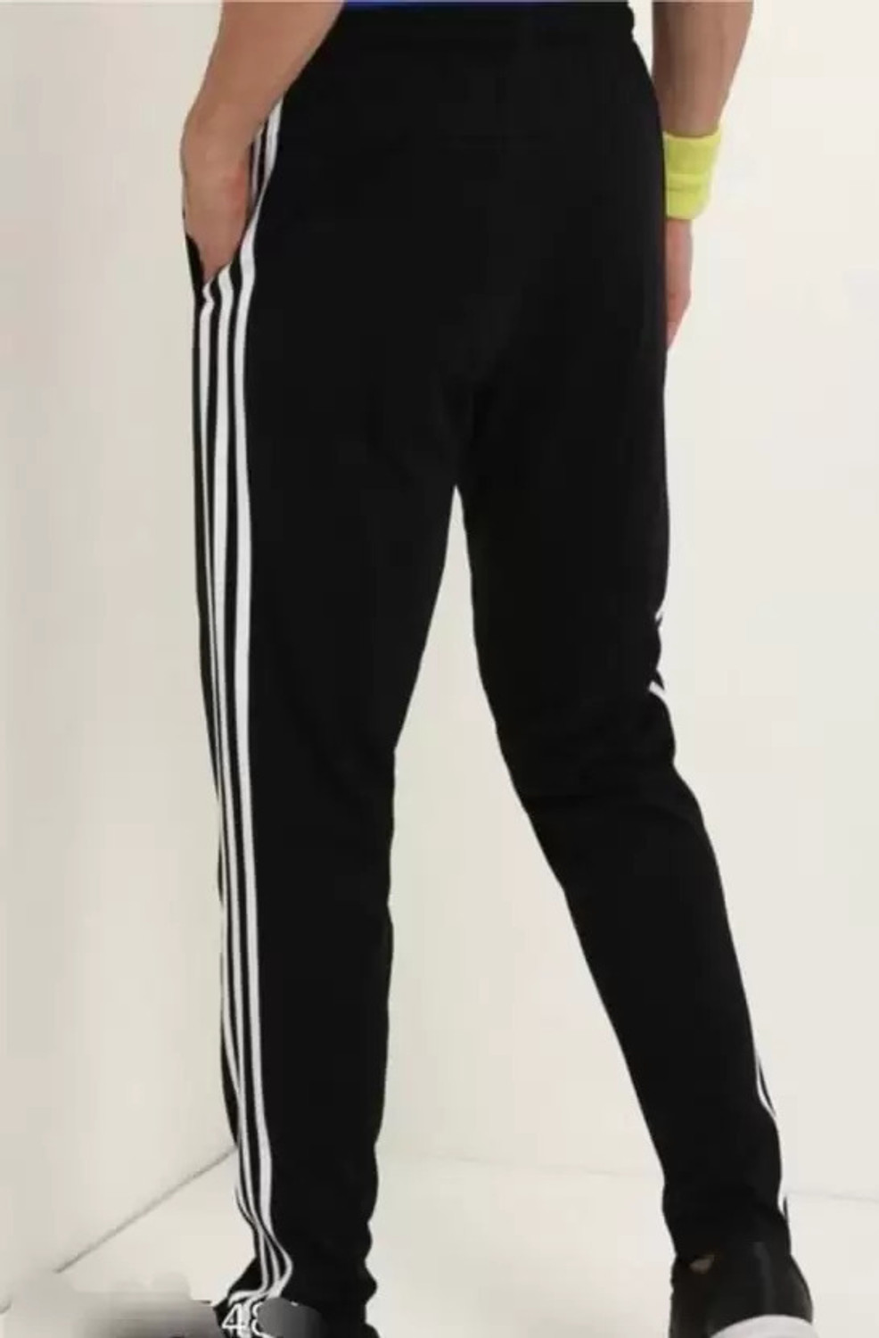 Image of SSR Striped Men Black Track Pants