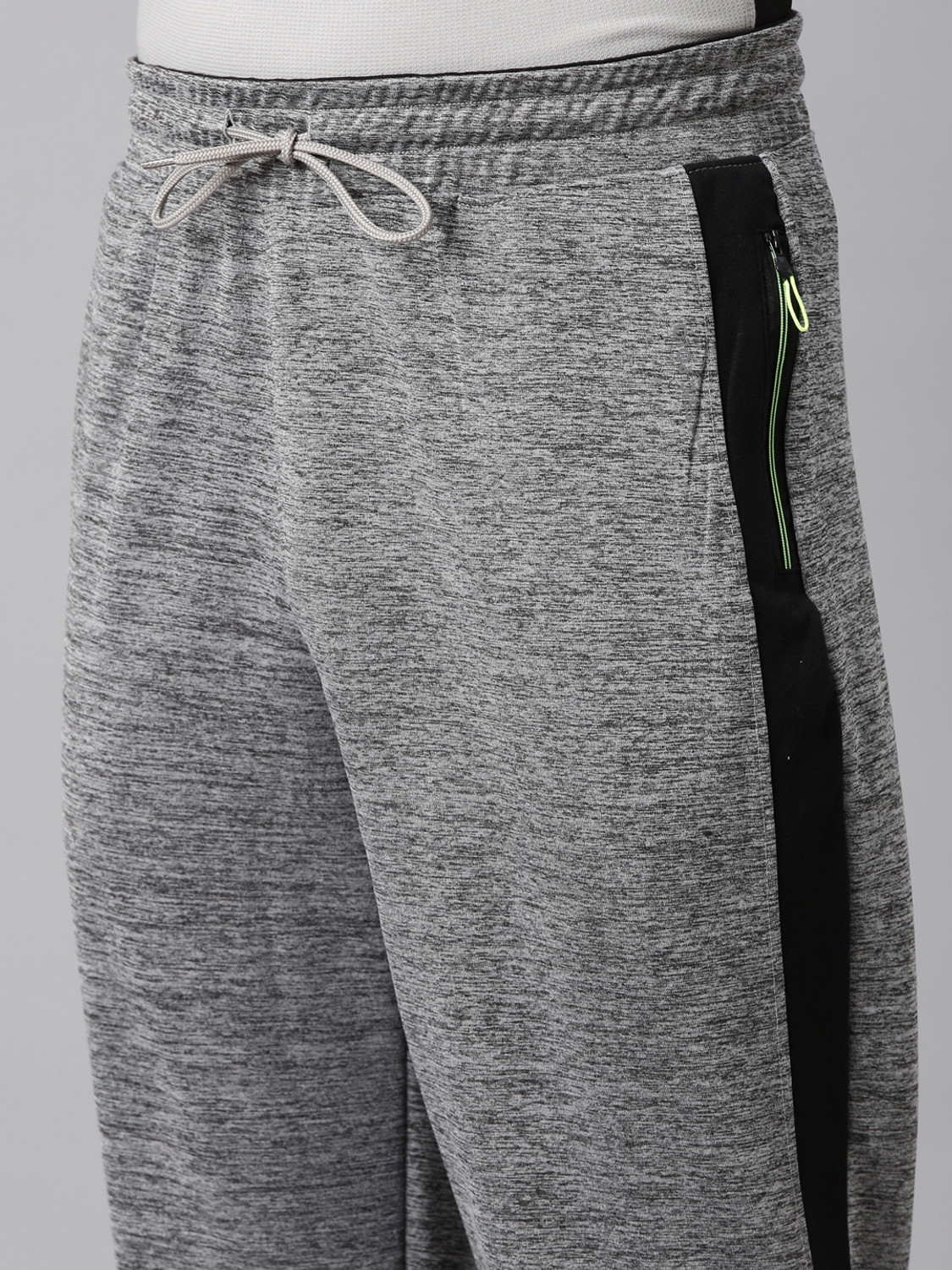 Image of Classic Polo Solid, Striped Men Grey Track Pants