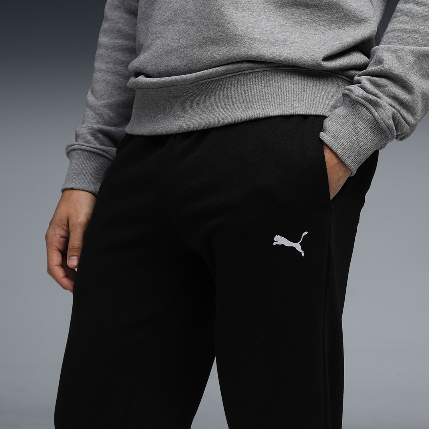 Image of PUMA Printed Men Black Track Pants