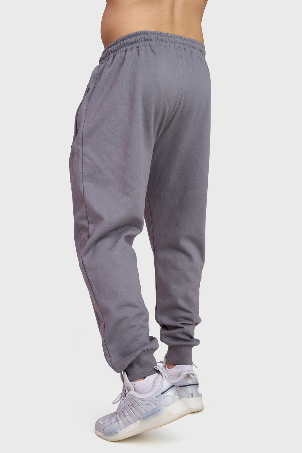 Image of FuaarK Solid Men Grey Track Pants