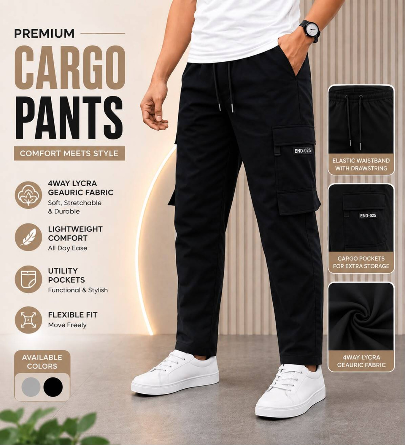 Image of HARDFLEX Solid Men Grey, Black Track Pants