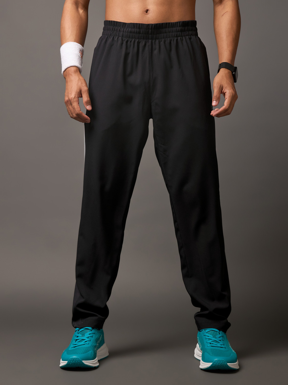 Image of Cult Colorblock Men Black Track Pants