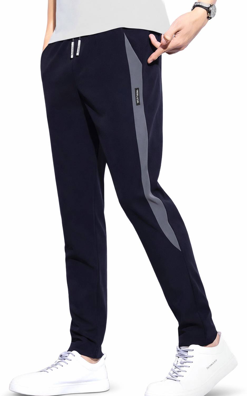 Joggers Park Colorblock Men Multicolor Track Pants Pack of 3 - Image 2