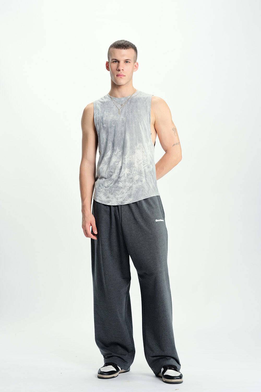 Bonkers Solid Men Black Track Pants