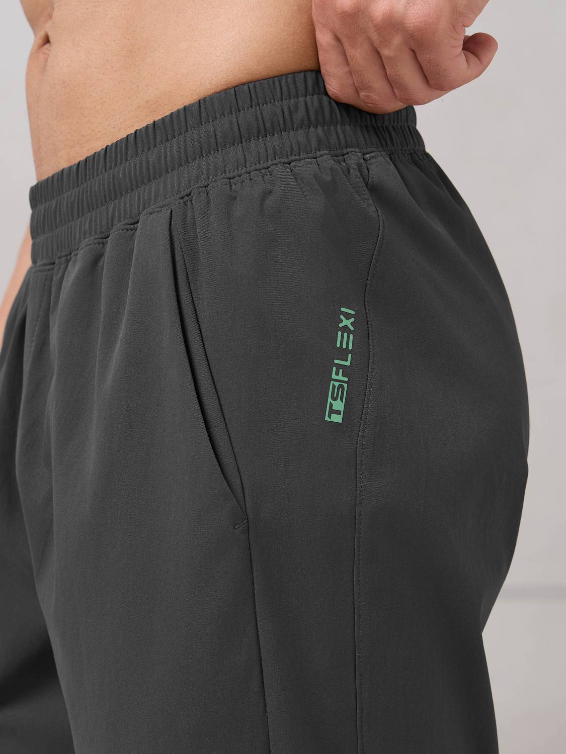 TECHNOSPORT Men Grey Track Pants - Image 4