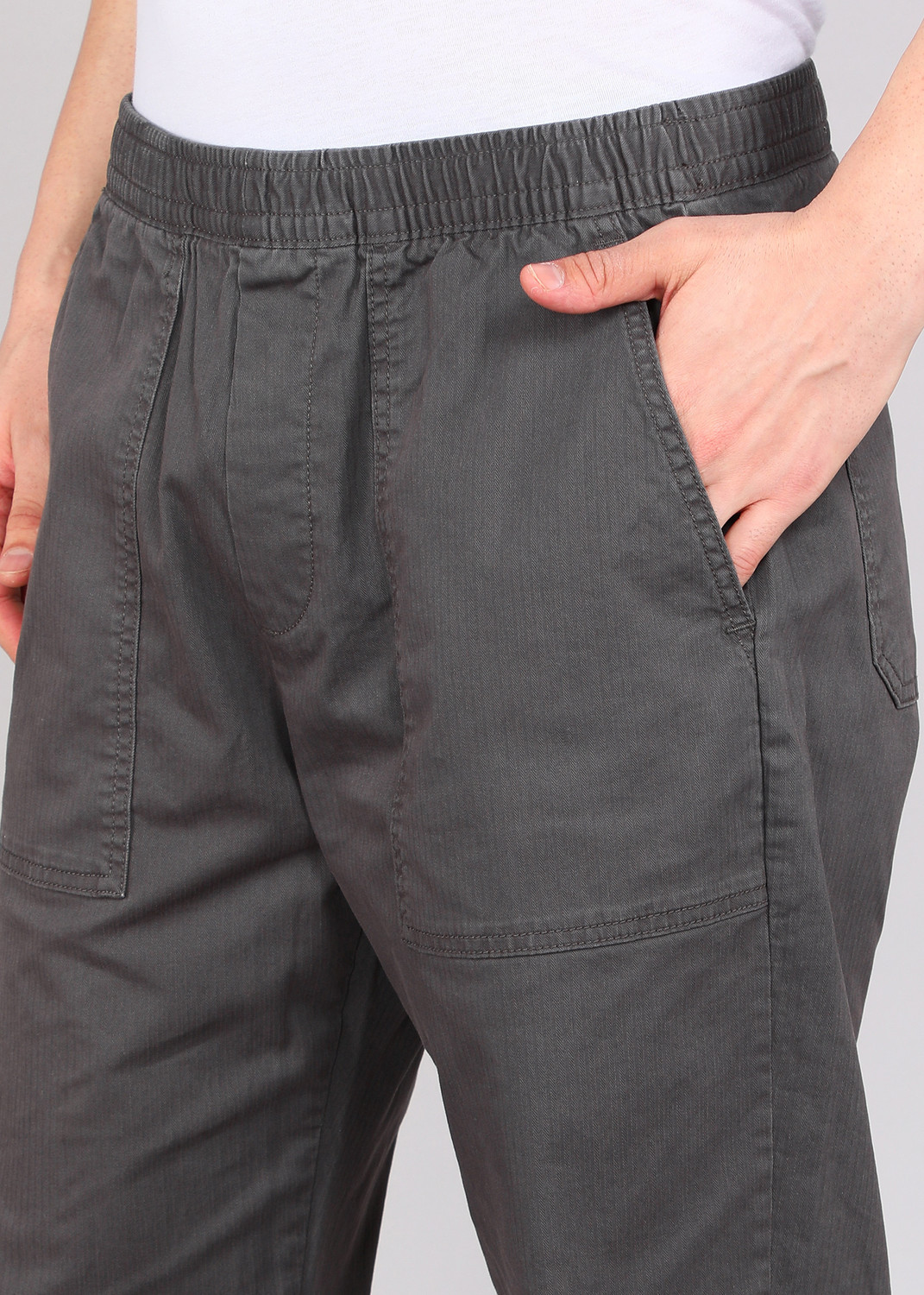 Image of GAP Solid Men Black Track Pants