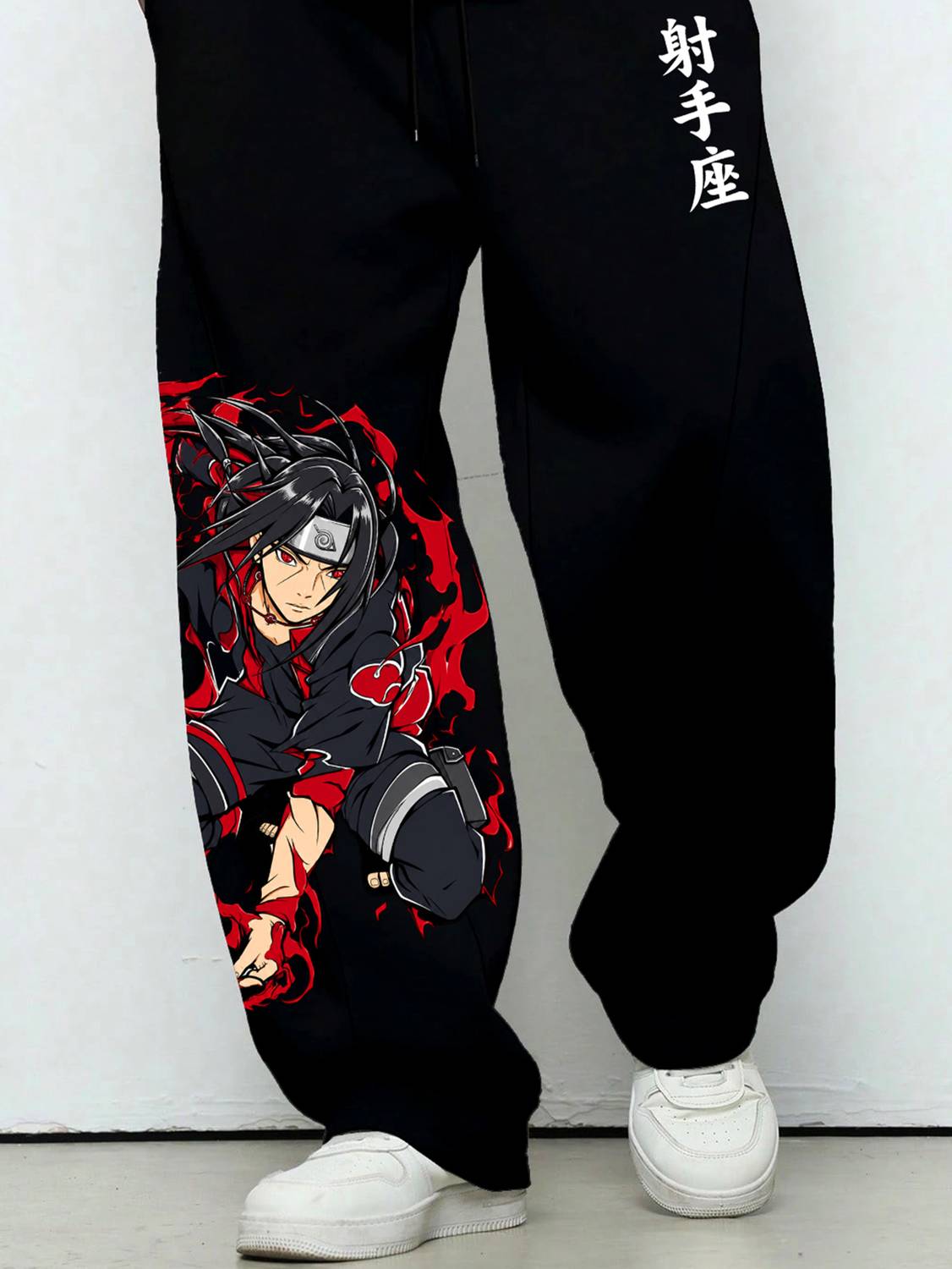 DRESSING HUB Printed Men Black Track Pants - Image 2