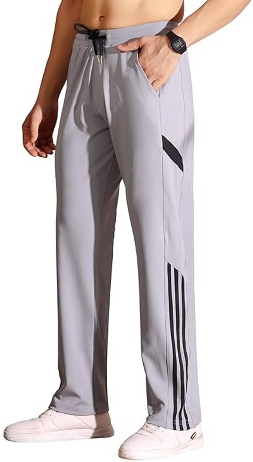 RUSKSUN Men Grey Track Pants - Image 1