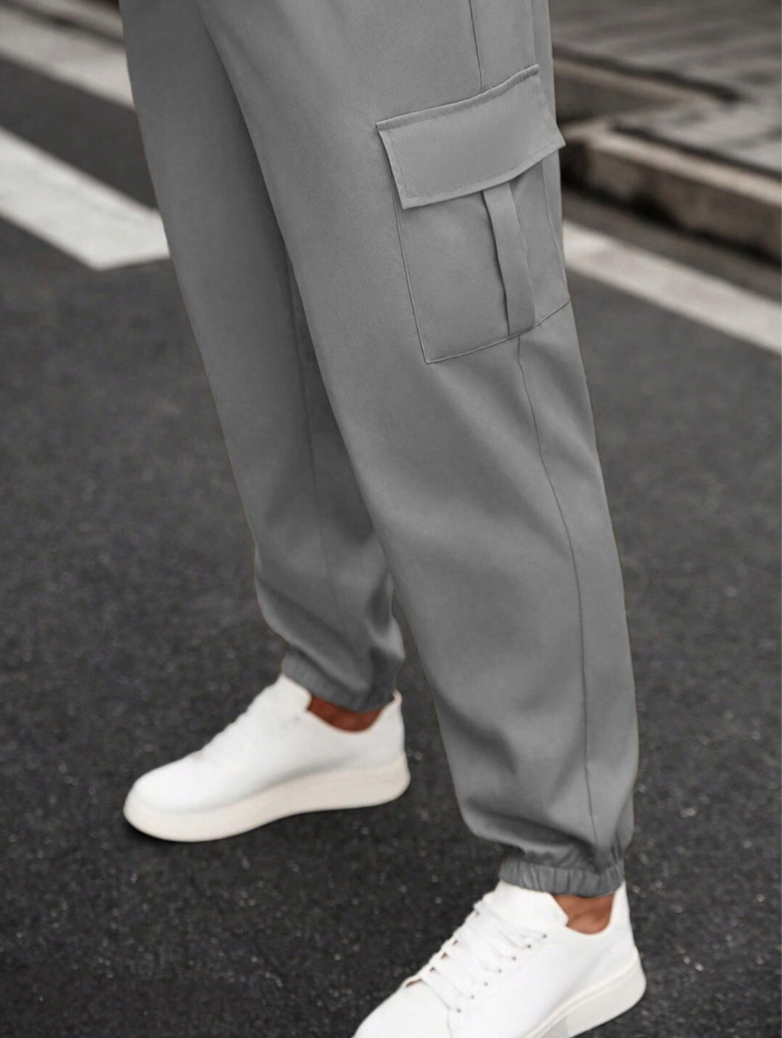 Image of METRONAUT Solid Men Black, Blue, Grey Track Pants