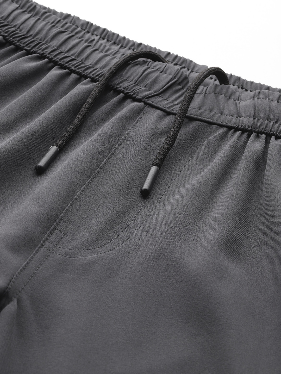 Image of Turnfit Solid Men Grey Track Pants