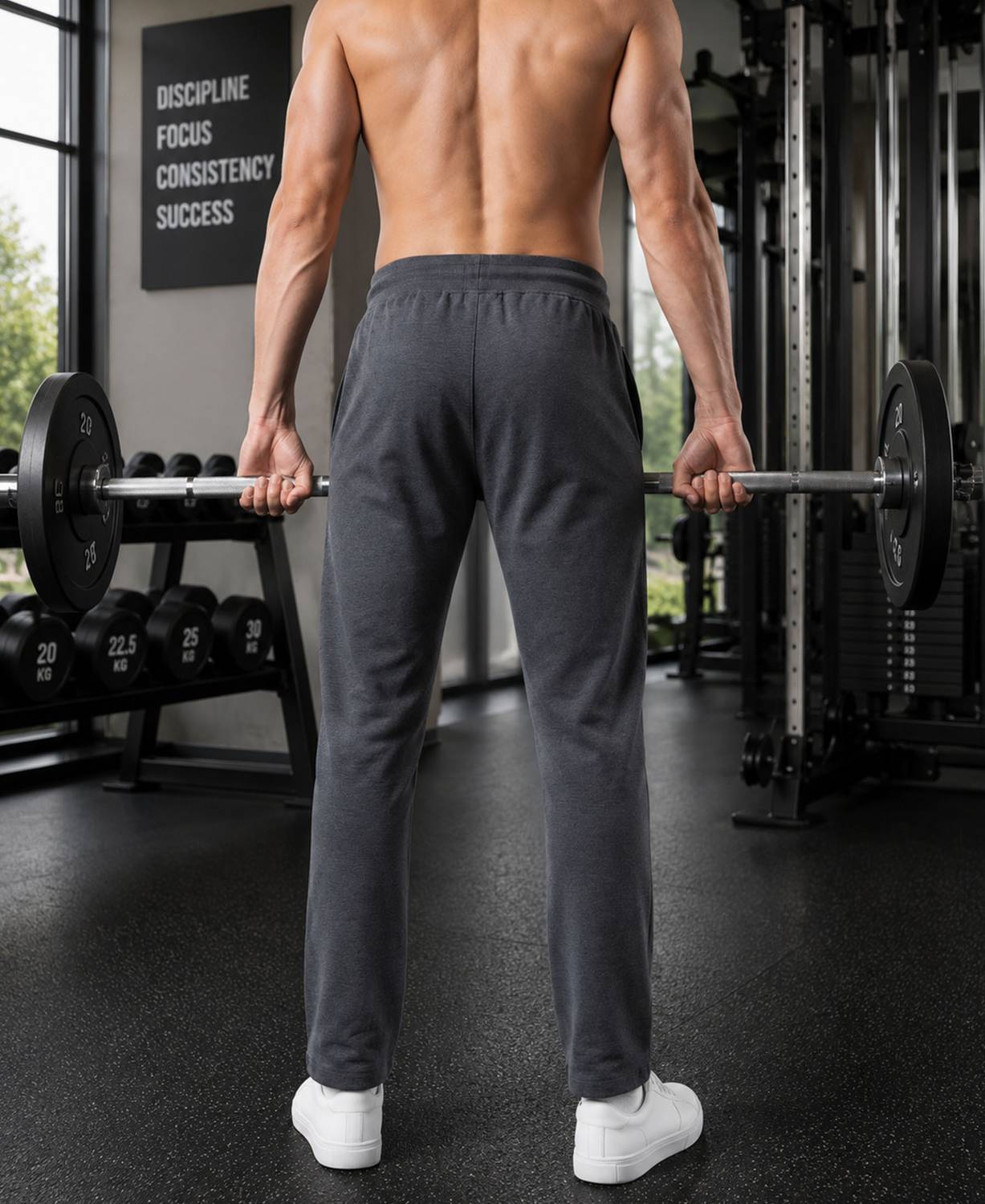 TT Printed Men Grey Track Pants Pack of 2 - Image 3