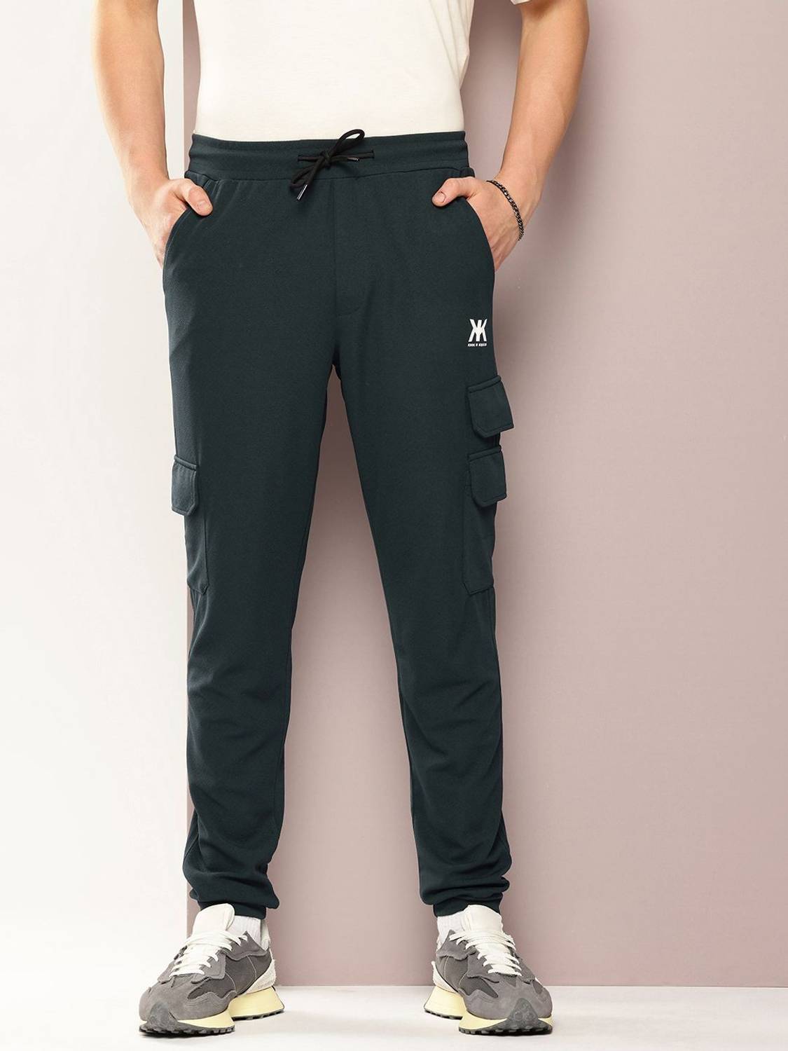 Kook N Keech Solid Men Green Track Pants - Buy Kook N Keech Solid