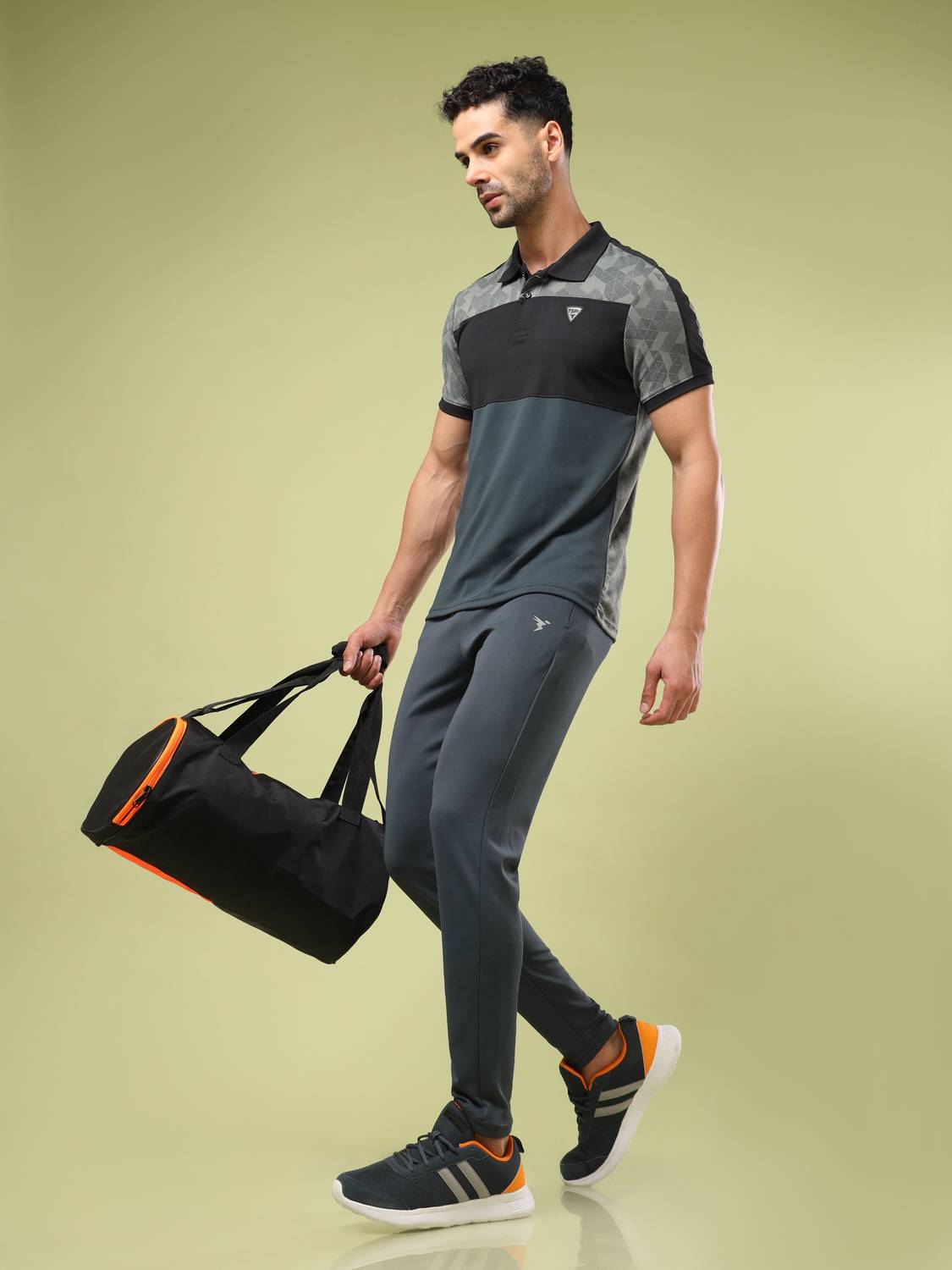 TECHNOSPORT Men Black Track Pants - Image 5