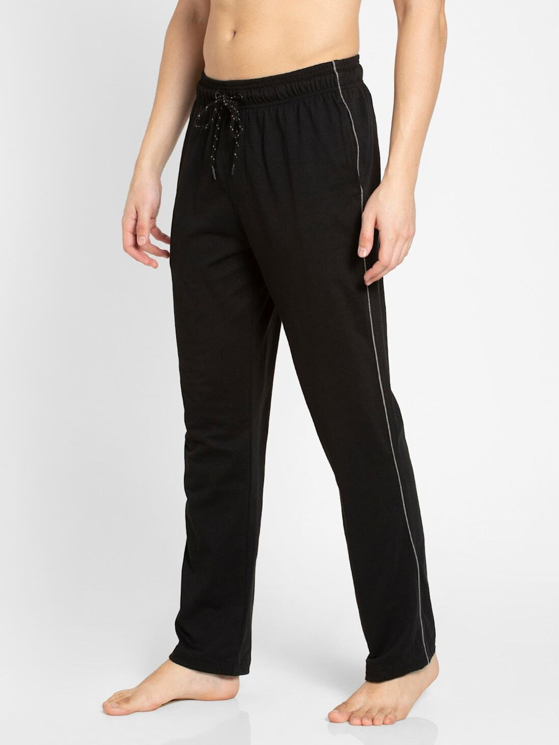 Image of JOCKEY Solid Men Black Track Pants
