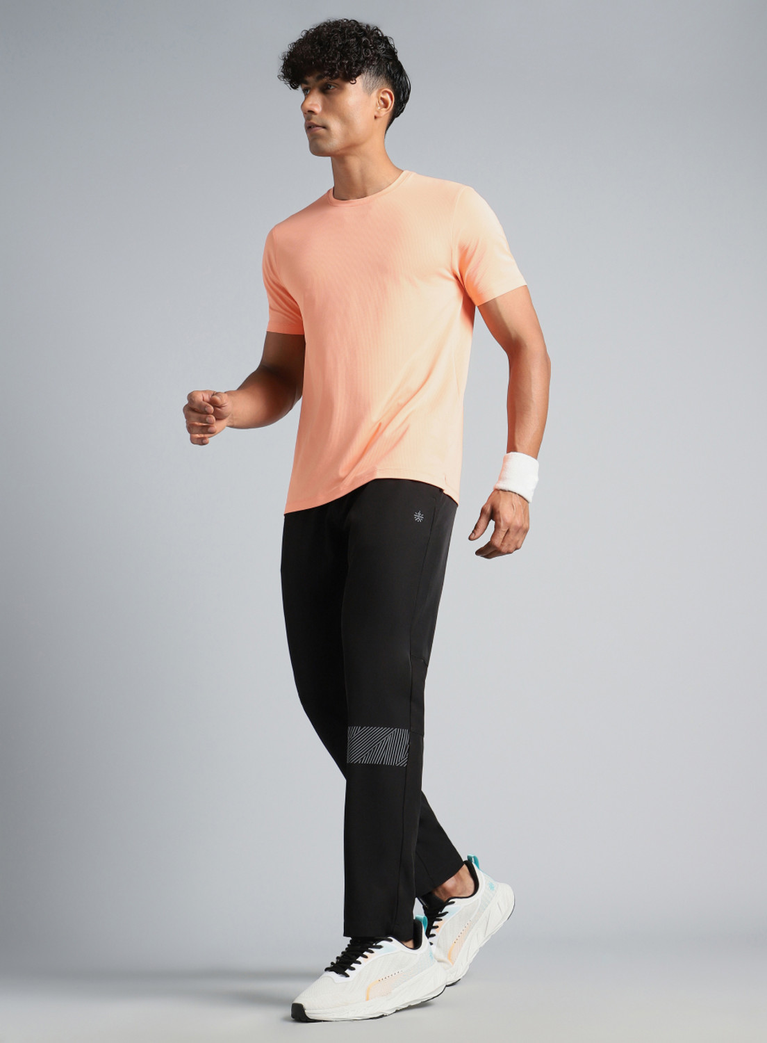Image of Cult Solid Men Black Track Pants